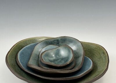 Ceramic artwork platter